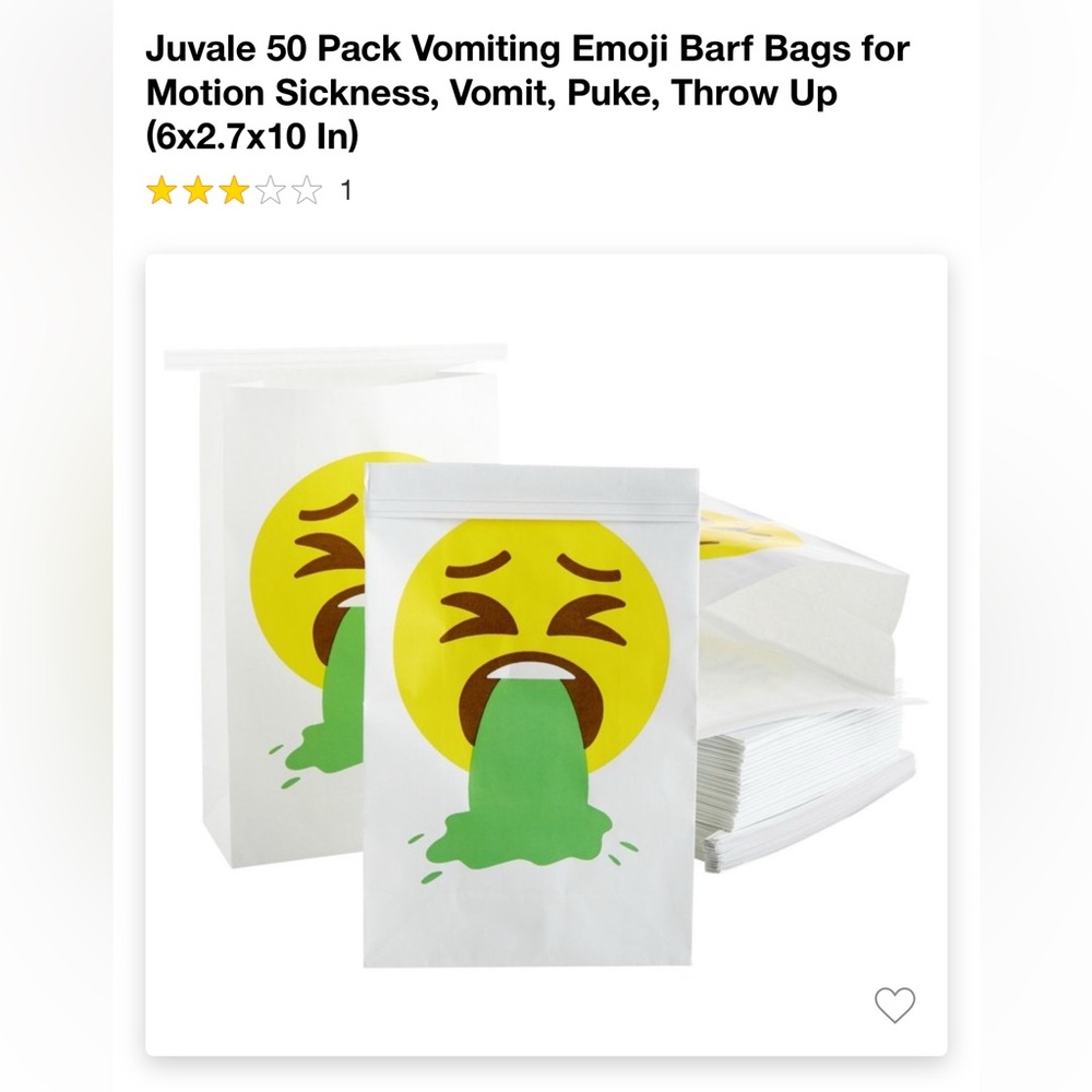 Juvale Vomit/barf bags